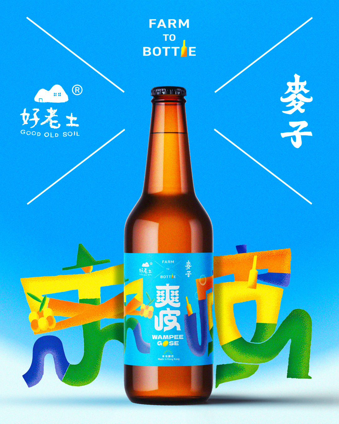 好老土X Mak's Brewery - 雞心黃皮啤酒《爽皮》